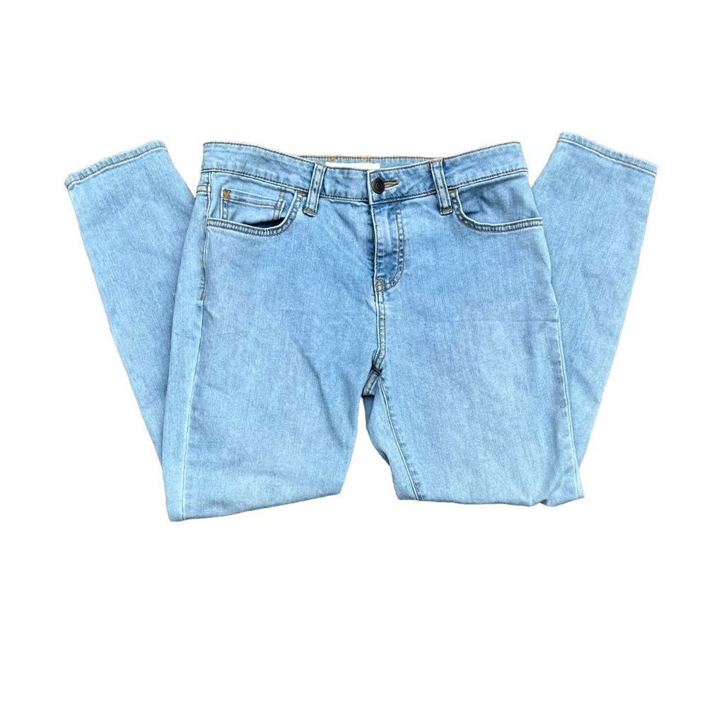 VANS Light Wash Distressed Jeans Size 9